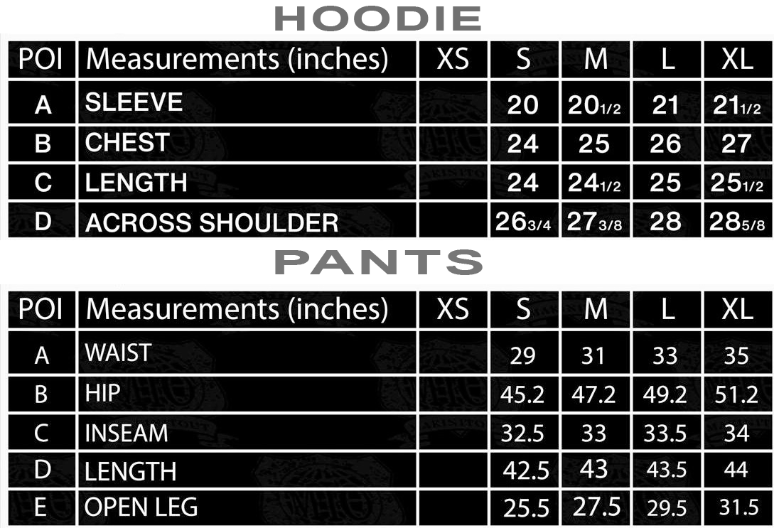 Baggy sweat suit - BLACK